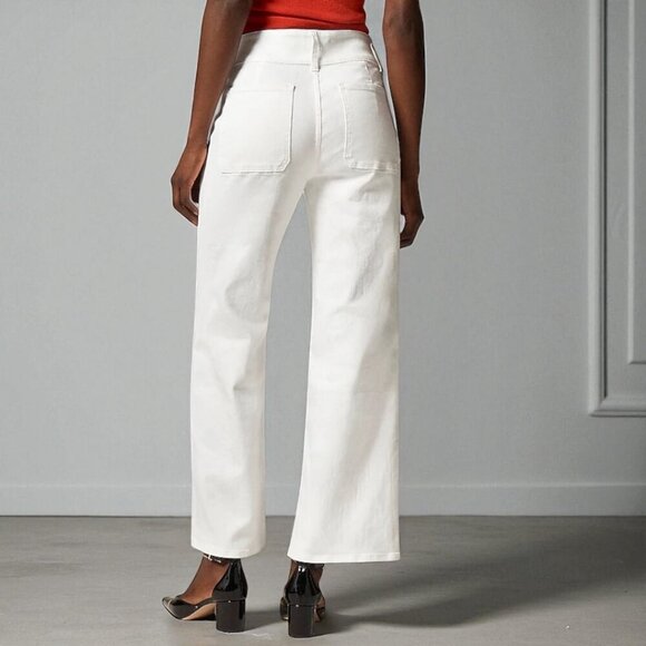 J. Crew Slim-wide Jean With Stacked Buttons For Women Size 37 (Size 24) - Picture 2 of 15